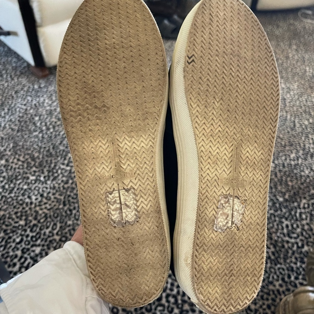 Dolce vita black slip on shoes - Picture 4 of 9